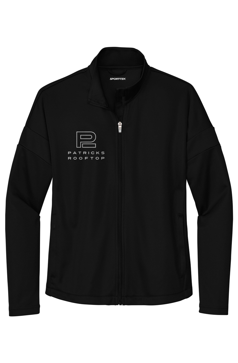 Womens Black Travel Full Zip Jacket
